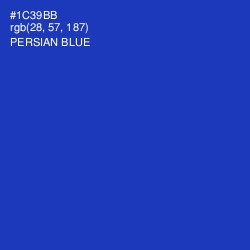 #1C39BB - Persian Blue Color Image